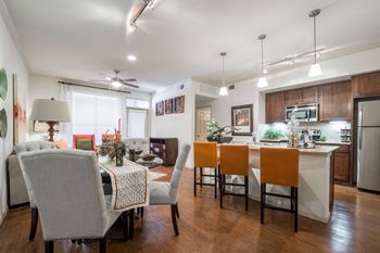 Open concept kitchen